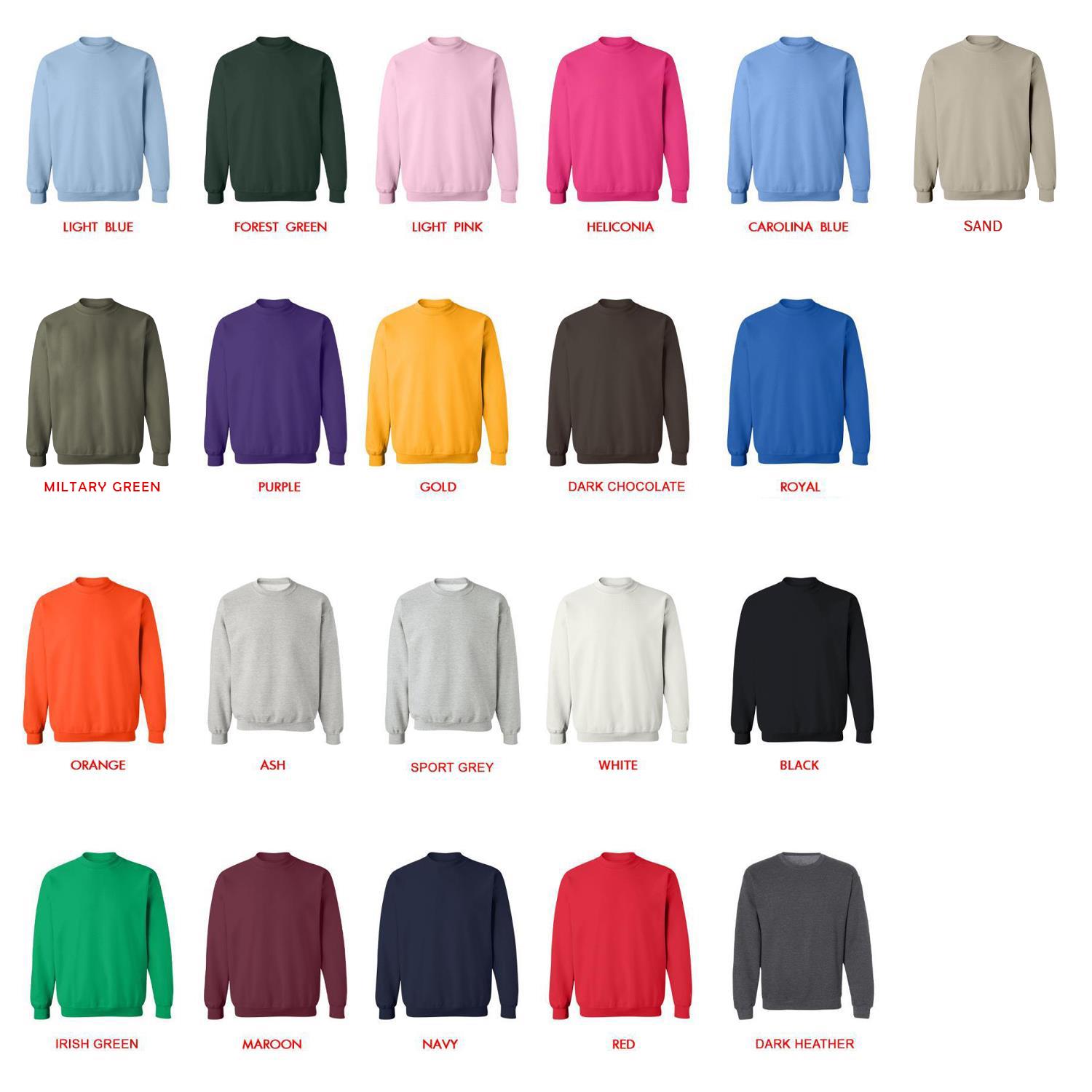 sweatshirt color chart - Avatar UK Store
