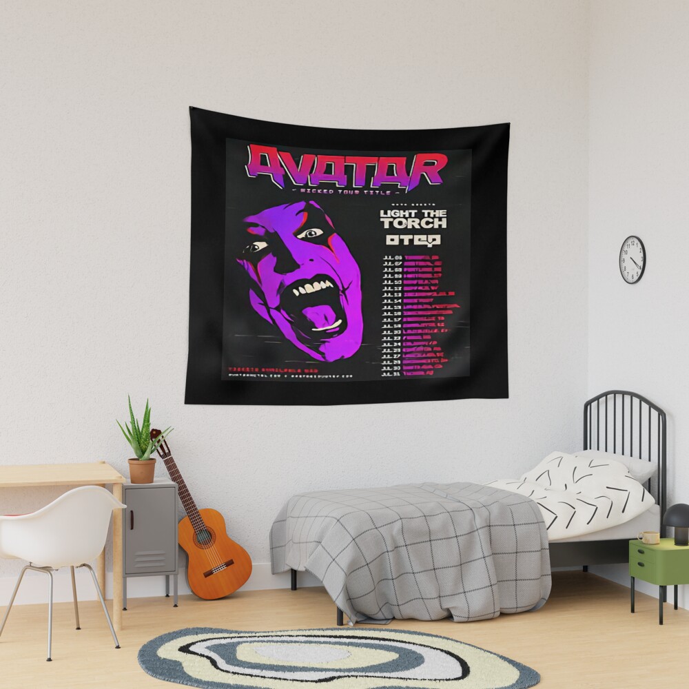 Theatrical Avatar Band Tapestry